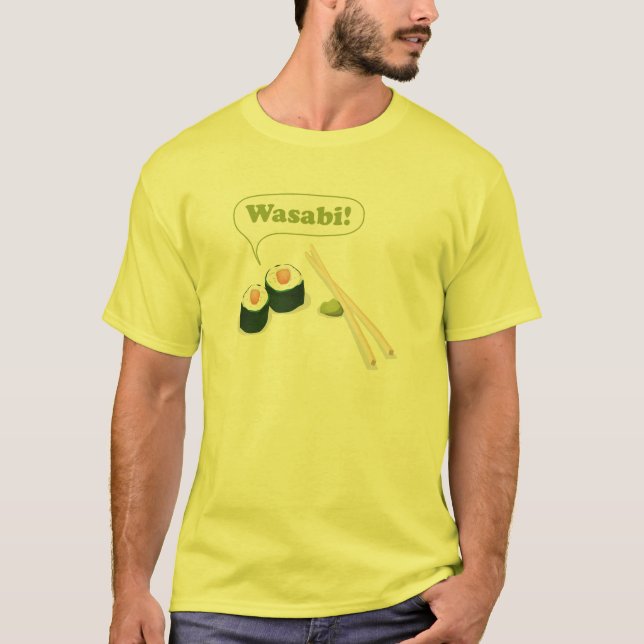 sushi and wasabi T-Shirt (Front)