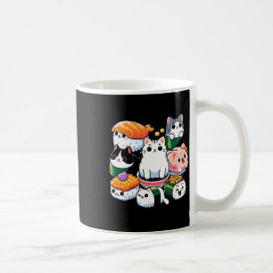 Sushi Anime Cat Sushi Lover Gift Coffee Mug