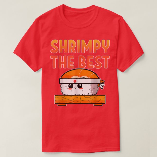 Sushi Anime Merch Manga Cosplay Japanese Food  T-Shirt (Design Front)