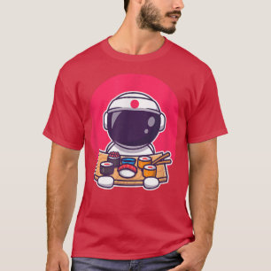 Sushi astronaut Kawaii anime T-Shirt