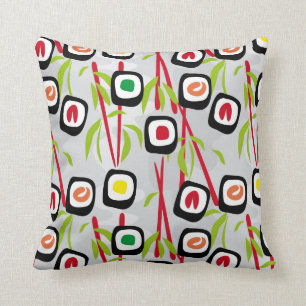 Sushi background cushion