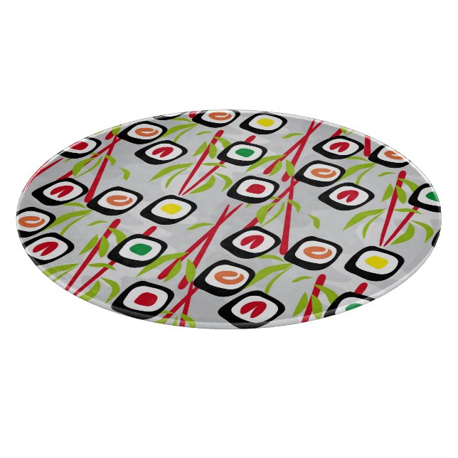 Sushi background cutting board (Corner)