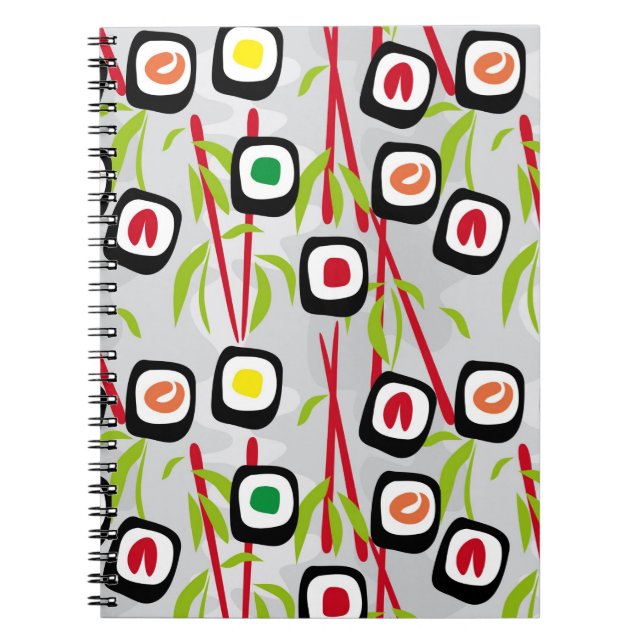Sushi background notebook (Front)