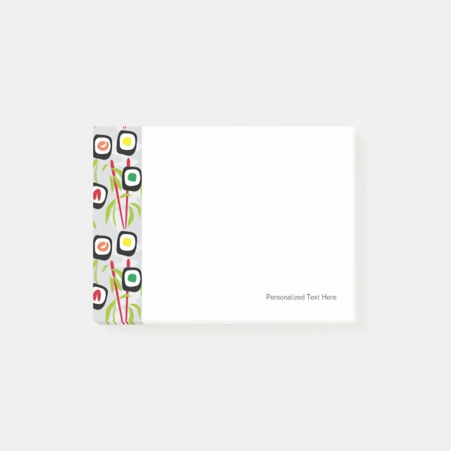 Sushi background post-it notes (Front)