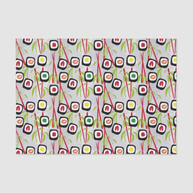 Sushi background tissue paper (Front)