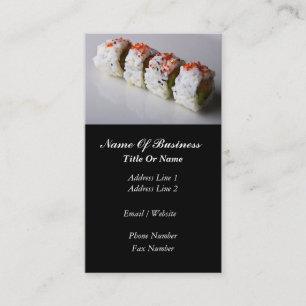Sushi Bar Business Card