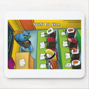 Sushi Bar Exam Tees Mugs Cards Gifts Etc Mouse Mat
