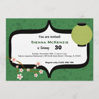 Sushi Birthday Invitation