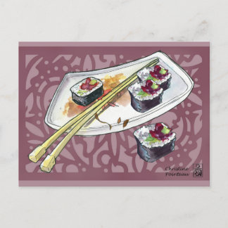 Sushi Bites Postcard