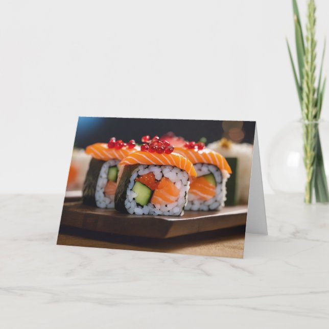 sushi bokeh card (Front)