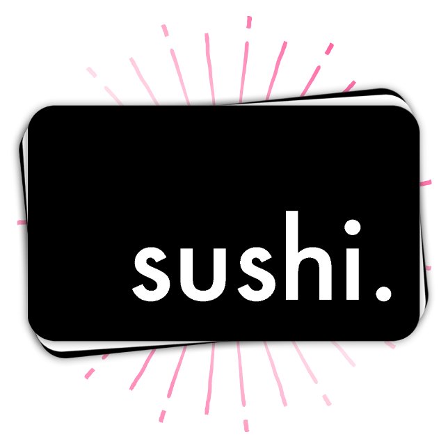 sushi. business card (Creator Uploaded)