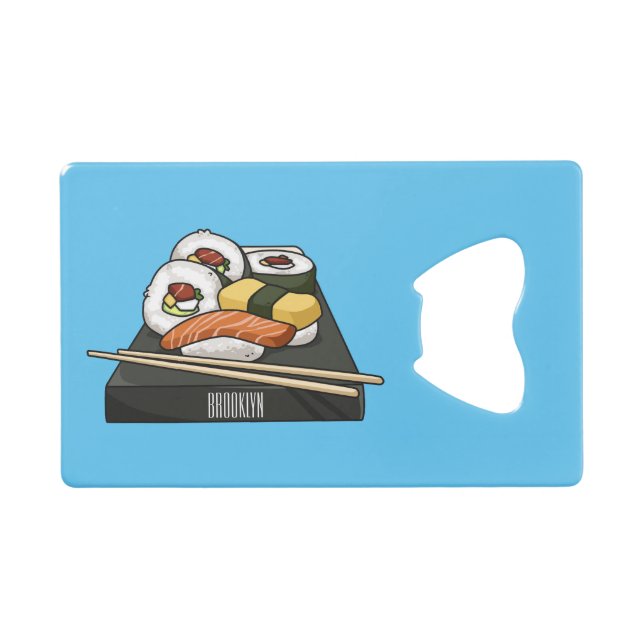 Sushi cartoon illustration  (Front (Horizontal))