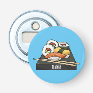 Sushi cartoon illustration  bottle opener