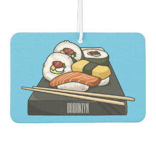 Sushi cartoon illustration  car air freshener