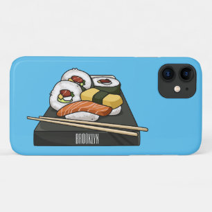 Sushi cartoon illustration iPhone 11 case