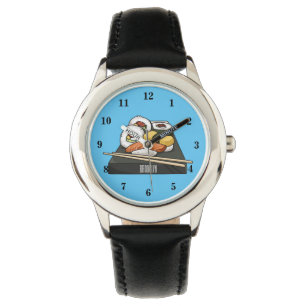 Sushi cartoon illustration watch
