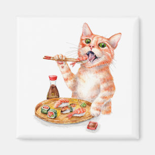 Sushi Cat Magnet