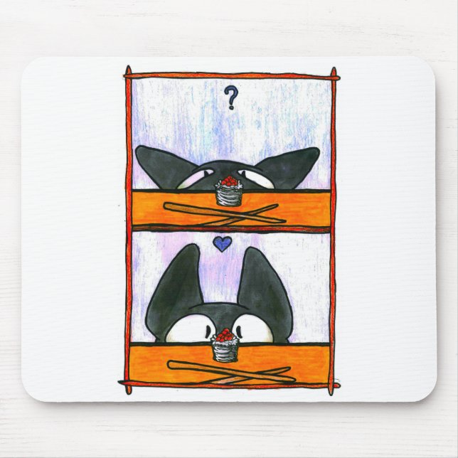 Sushi Cat! Mouse Mat (Front)