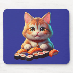 Sushi Cat Mouse Mat