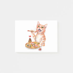 Sushi Cat Post-it Notes
