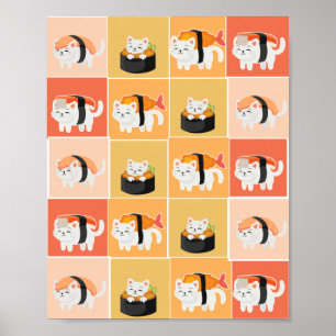 sushi cat poster