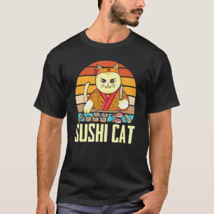 Sushi Cat Sashimi Nigiri Maki Cats T-Shirt