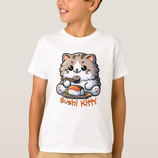 Sushi Cat T-Shirt (Front)