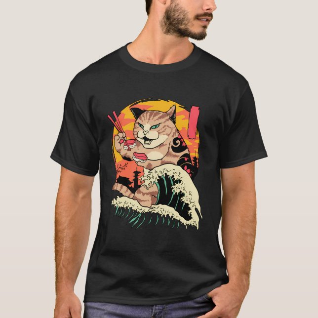 Sushi Cat T-Shirt (Front)