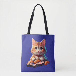 Sushi Cat Tote Bag