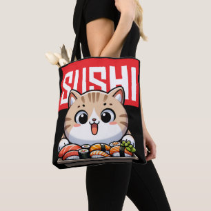 Sushi Cat Tote Bag