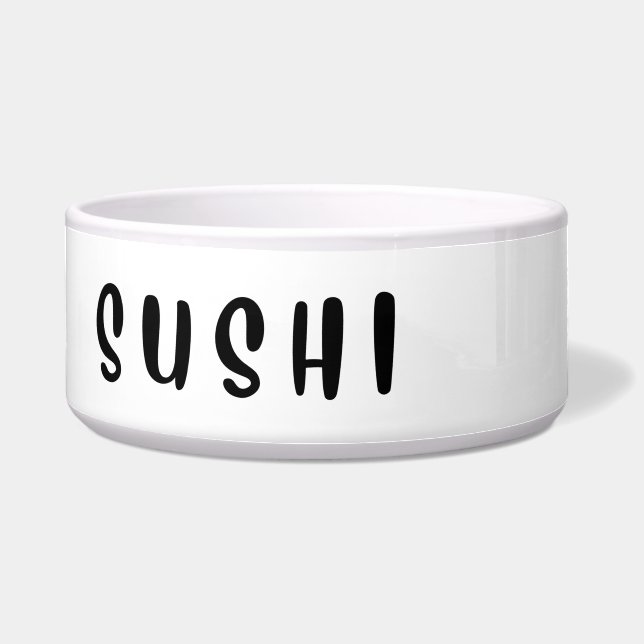 Sushi - ceramic food bowl for pets (Front)