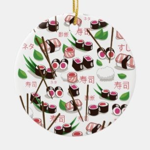 Sushi Ceramic Tree Decoration