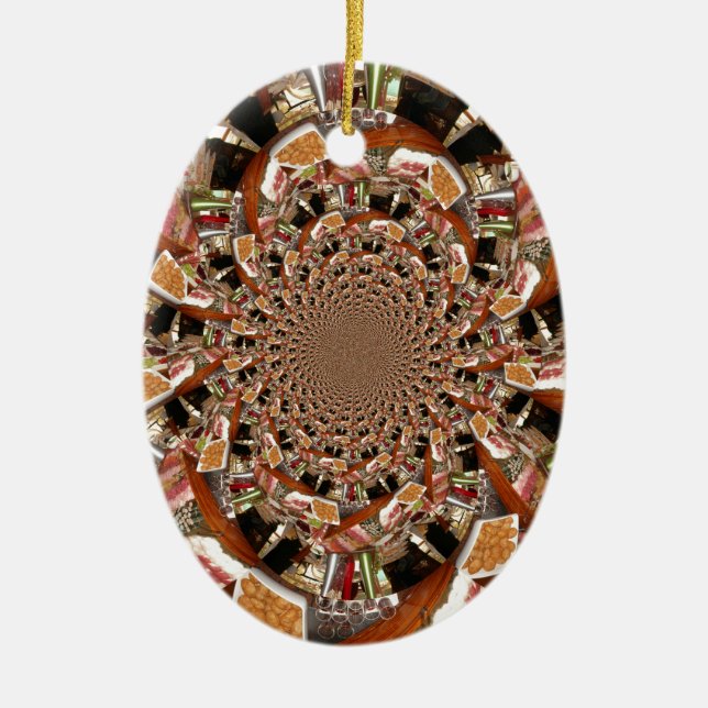 Sushi Ceramic Tree Decoration (Front)