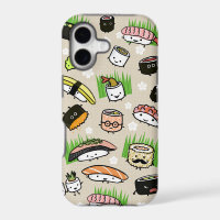 Sushi Characters Pattern