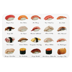 Sushi Chart Magnet