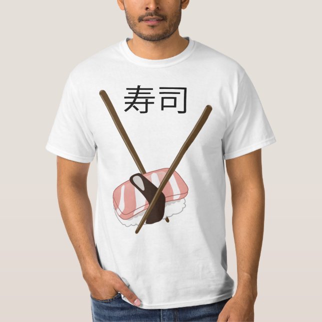 Sushi Chopsticks T-Shirt (Front)