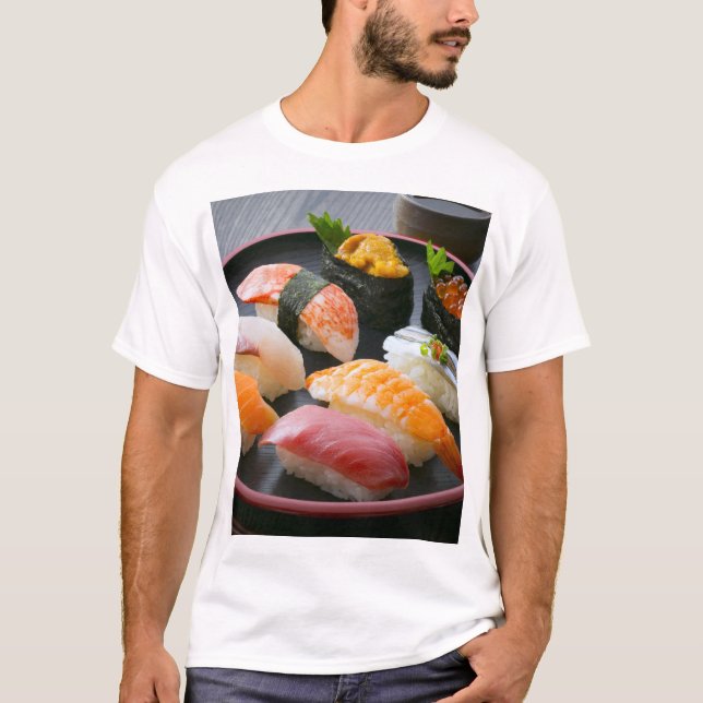 Sushi Circle – Japanese Round Dance T-Shirt (Front)