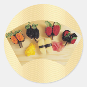 Sushi Classic Round Sticker