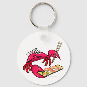 Sushi Crab Key Ring
