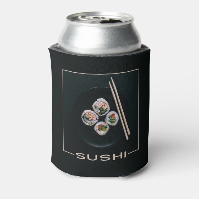 Sushi custom monogram can cooler (Can Back)