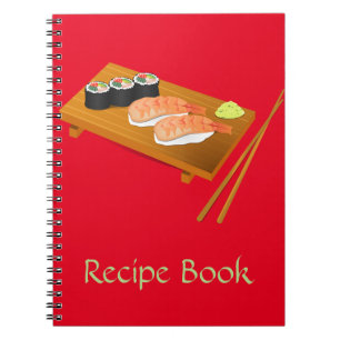 Sushi cute Japanese food Notebook
