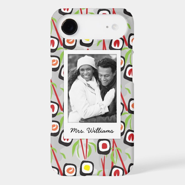 Sushi Design Pattern | Monogram Case-Mate iPhone Case (Back)