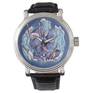Sushi Dragon Japanese Art Watch