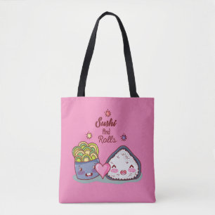 Sushi Find Rolls Kawaii Sushi tote bag