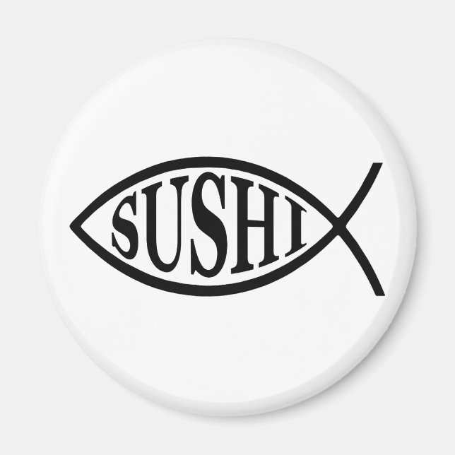Sushi Fish Magnet (Front)