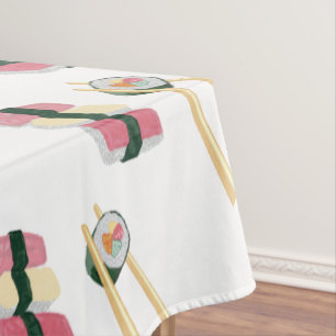 Sushi Foodie Hipster Tablecloth
