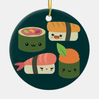 Sushi Friends Ceramic Tree Decoration
