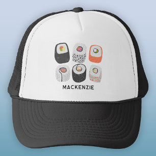 Sushi Fun Japanese Food Art Personalised Trucker Hat