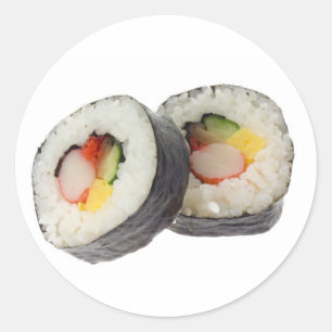 Sushi - Futomaki Classic Round Sticker