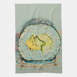 Sushi gift for food lovers tea towel